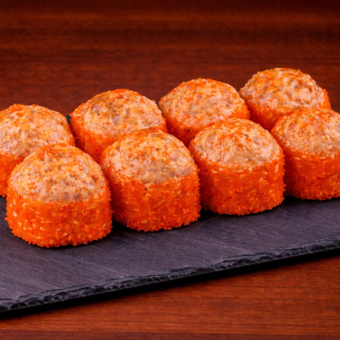 Baked with spicy tuna.